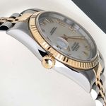 Rolex Datejust 36 16233 (2002) - Parelmoer wijzerplaat 36mm Goud/Staal (8/8)