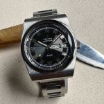 Zenith Defy A7682 (1974) - Grijs wijzerplaat 38mm Staal (3/8)