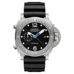 Panerai Luminor Submersible 1950 3 Days Automatic PAM00614 (2022) - Zwart wijzerplaat 47mm Titanium (1/1)