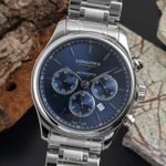 Longines Master Collection L2.859.4.92.6 (Unknown (random serial)) - Blue dial 44 mm Steel case (1/8)