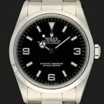 Rolex Explorer 14270 (1999) - Zwart wijzerplaat 36mm Staal (2/8)