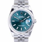 Rolex Datejust 36 126234 (2026) - Green dial 36 mm Steel case (3/8)