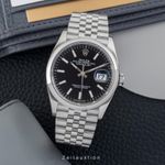 Rolex Datejust 36 126200 (Unknown (random serial)) - Black dial 36 mm Steel case (3/8)