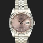 Rolex Datejust 36 116234 (2010) - Pink dial 36 mm Steel case (3/8)