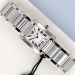 Cartier Tank Française W51003Q3 (1999) - 25mm Staal (1/8)