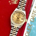 Rolex Lady-Datejust 69173G (1989) - Goud wijzerplaat 26mm Goud/Staal (1/8)