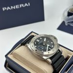 Panerai Luminor Submersible 1950 3 Days Automatic PAM02305 (2023) - Zwart wijzerplaat 47mm Titanium (6/8)