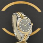 Rolex Datejust 36 116233 (2009) - Zwart wijzerplaat 36mm Goud/Staal (3/7)