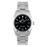 Rolex Explorer 114270 (Onbekend (willekeurig serienummer)) - Zwart wijzerplaat 36mm Staal (1/5)