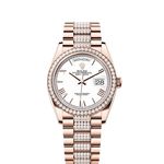 Rolex Day-Date 36 128345RBR (2025) - Wit wijzerplaat 36mm Roségoud (1/1)