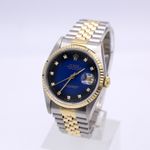 Rolex Datejust 36 16233 (1994) - Blue dial 36 mm Gold/Steel case (6/8)