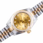 Rolex Lady-Datejust 69173 (1995) - Champagne dial 26 mm Gold/Steel case (1/8)
