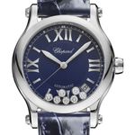 Chopard Happy Sport 278559-3008 (2024) - Blauw wijzerplaat 36mm Staal (2/3)