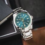 Rolex Milgauss 116400GV (2021) - 40mm Staal (1/8)
