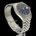 Rolex Datejust 1603 (1973) - Blauw wijzerplaat 36mm Staal (6/8)