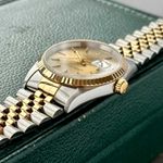 Rolex Datejust 36 16233 (1997) - Gold dial 36 mm Gold/Steel case (7/8)