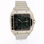 Cartier Santos WSSA0062 (2025) - Groen wijzerplaat 40mm Staal (1/6)