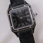 Cartier Santos Dumont WSSA0046 (2024) - Zwart wijzerplaat 44mm Staal (7/8)