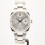 Rolex Datejust 36 126234 (2022) - Zilver wijzerplaat 36mm Staal (1/8)