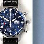 IWC Pilot Chronograph IW377714 (2019) - Blauw wijzerplaat 43mm Staal (5/8)