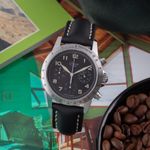 Mühle Glashütte 29er Big M1-25-33-MB (Onbekend (willekeurig serienummer)) - Zwart wijzerplaat 43mm Staal (1/8)