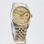 Rolex Datejust 36 16233 (1995) - Gold dial 36 mm Gold/Steel case (1/8)