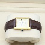 Cartier Tank Unknown (Unknown (random serial)) - Yellow dial 23 mm Silver case (4/8)