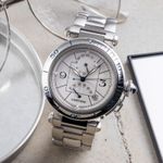 Cartier Pasha W31037H3 (2005) - Silver dial 38 mm Steel case (1/8)