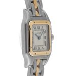Cartier Panthère 1057917 (1991) - Wit wijzerplaat 22mm Goud/Staal (5/8)