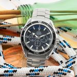 Omega Seamaster Planet Ocean Chronograph 2210.50.00 (Onbekend (willekeurig serienummer)) - Zwart wijzerplaat 46mm Staal (1/8)