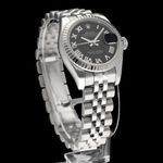 Rolex Lady-Datejust 179174 (2011) - Zwart wijzerplaat 26mm Staal (4/8)