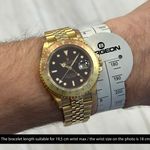 Rolex GMT-Master II 16718 (1991) - Bruin wijzerplaat 40mm Geelgoud (2/8)