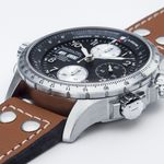 Hamilton Khaki Aviation H77616533 (2026) - Zwart wijzerplaat 44mm Staal (4/4)