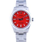 Rolex Oyster Perpetual 31 277200 (2020) - Rood wijzerplaat 31mm Staal (1/1)