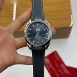 Omega Seamaster Aqua Terra 220.12.41.21.03.002 (2023) - Blue dial 41 mm Steel case (3/8)