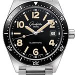 Glashütte Original SeaQ 1-39-11-06-80-70 (2025) - Zwart wijzerplaat 40mm Staal (1/1)