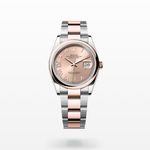 Rolex Datejust 36 126201 (2024) - Pink dial 44 mm Gold/Steel case (1/1)