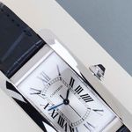 Cartier Tank Américaine WSTA0017 (2019) - Wit wijzerplaat 42mm Staal (3/8)