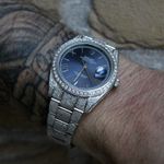 Rolex Datejust 41 126300 (2023) - Blue dial 41 mm Steel case (3/8)