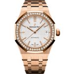 Audemars Piguet Royal Oak Lady 15451OR.ZZ.1256OR.01 (2025) - Silver dial 37 mm Rose Gold case (1/1)