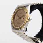 Omega Constellation 398.0869 (1984) - White dial Gold/Steel case (4/8)