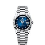 Rolex Day-Date 36 128236 (2025) - Blauw wijzerplaat 36mm Platina (1/1)