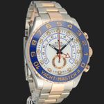 Rolex Yacht-Master II 116681 (2014) - White dial 44 mm Gold/Steel case (4/8)