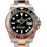Rolex GMT-Master II 126711CHNR (2025) - Zwart wijzerplaat 40mm Goud/Staal (1/8)