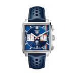 TAG Heuer Monaco CBL2115.FC6494 (2023) - Blauw wijzerplaat 39mm Staal (3/3)