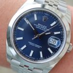 Rolex Datejust 41 126334 (2023) - Blauw wijzerplaat 41mm Staal (1/8)