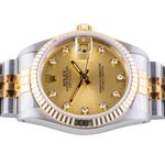 Rolex Datejust 31 68273 (1988) - Champagne dial 31 mm Gold/Steel case (5/8)