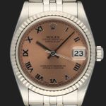 Rolex Datejust 31 68274 (1999) - Pink dial 31 mm Steel case (2/8)