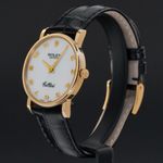 Rolex Cellini Time 5115 (Unknown (random serial)) - Silver dial 32 mm Yellow Gold case (4/8)