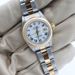 Rolex Lady-Datejust 69173 (Unknown (random serial)) - White dial 26 mm Gold/Steel case (3/7)